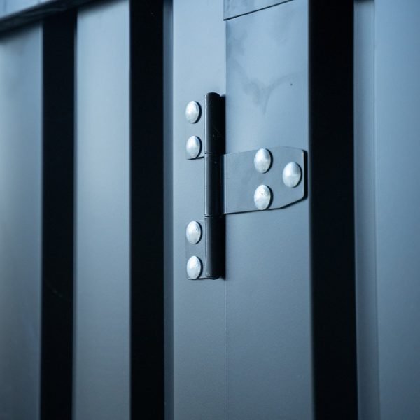 Conteneur démontable noir 4 × 2 mètres