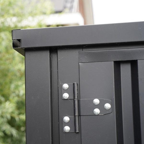 Conteneur démontable noir 4 × 2 mètres