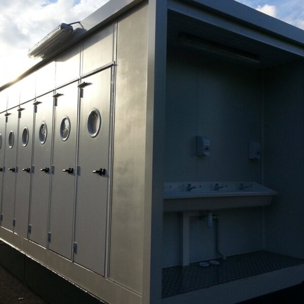 Bungalow sanitaire 12 WC