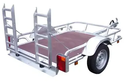 Porte-moto LIDER 39401 – Plancher + Rail + Rampe + Bloque-roue