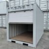 Conteneur de stockage 12 pieds avec passages pour chariot élévateur et porte à enroulement