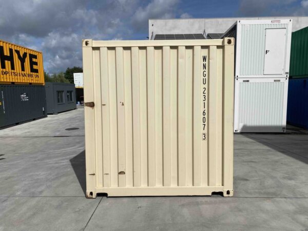 Conteneur maritime 20 pieds – beige RAL 1015