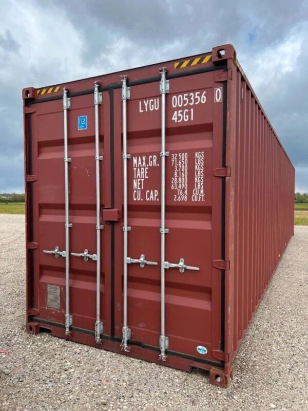 Conteneur maritime HC 40 pieds