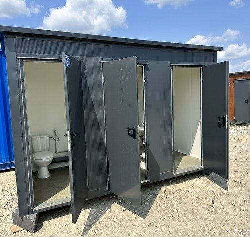 Conteneur sanitaire 3 cabines